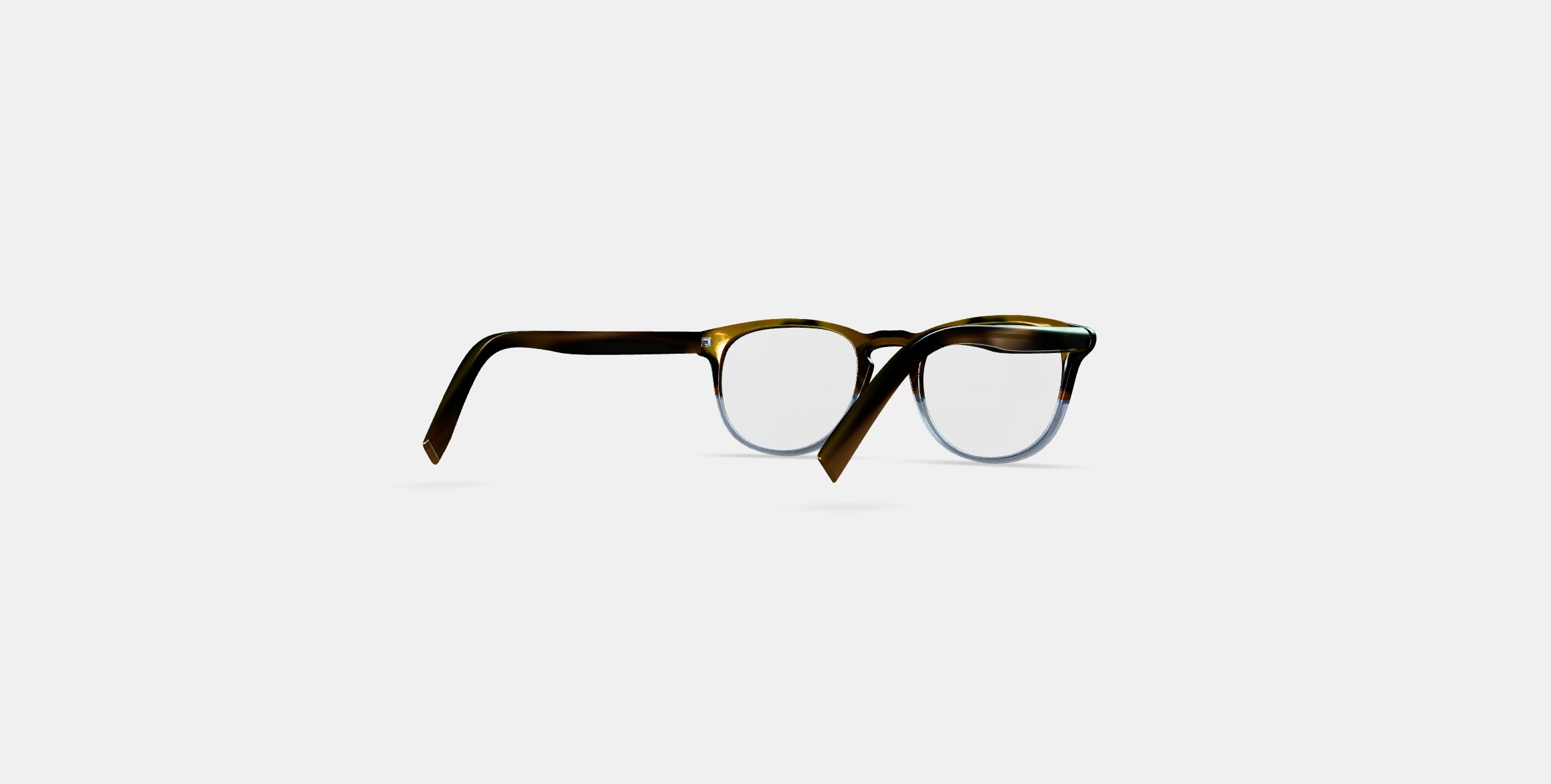 Baker Eyeglasses in Eastern Bluebird Fade 3D model_6