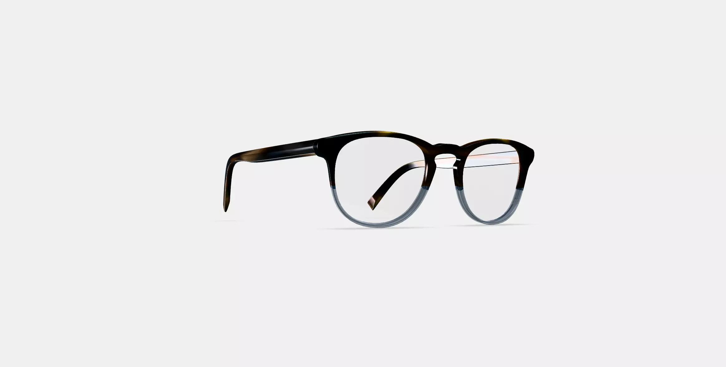Baker Eyeglasses in Eastern Bluebird Fade 3D model_0