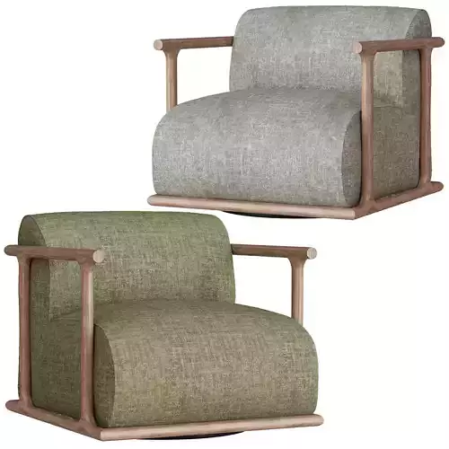 Classic Home Lucia Swivel Accent Chair