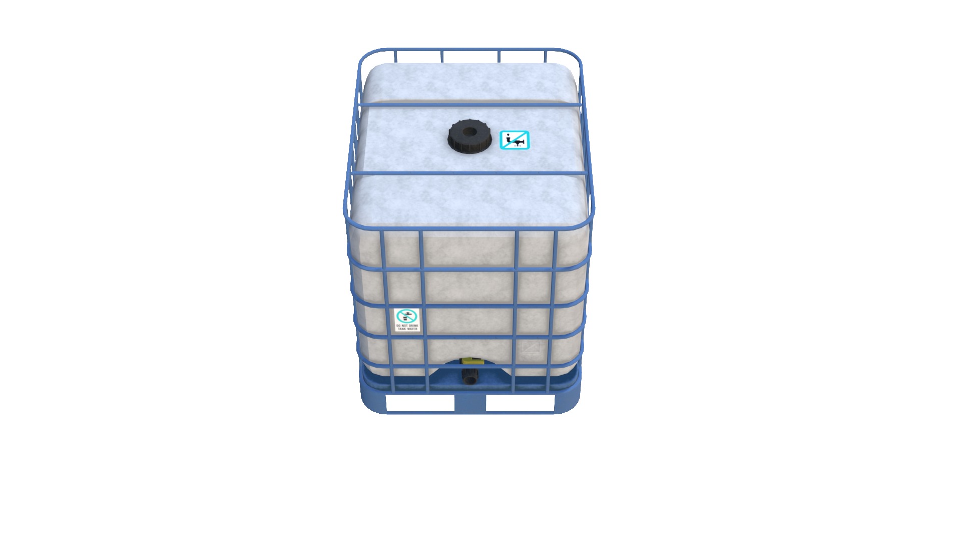 Water Tank Low Poly 3D Model Low-poly 3D model_10