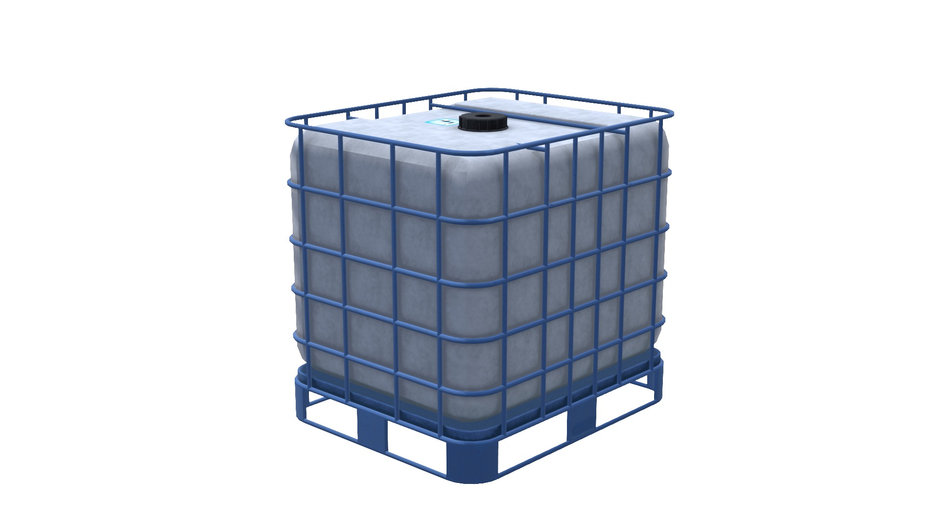 Water Tank Low Poly 3D Model Low-poly 3D model_5