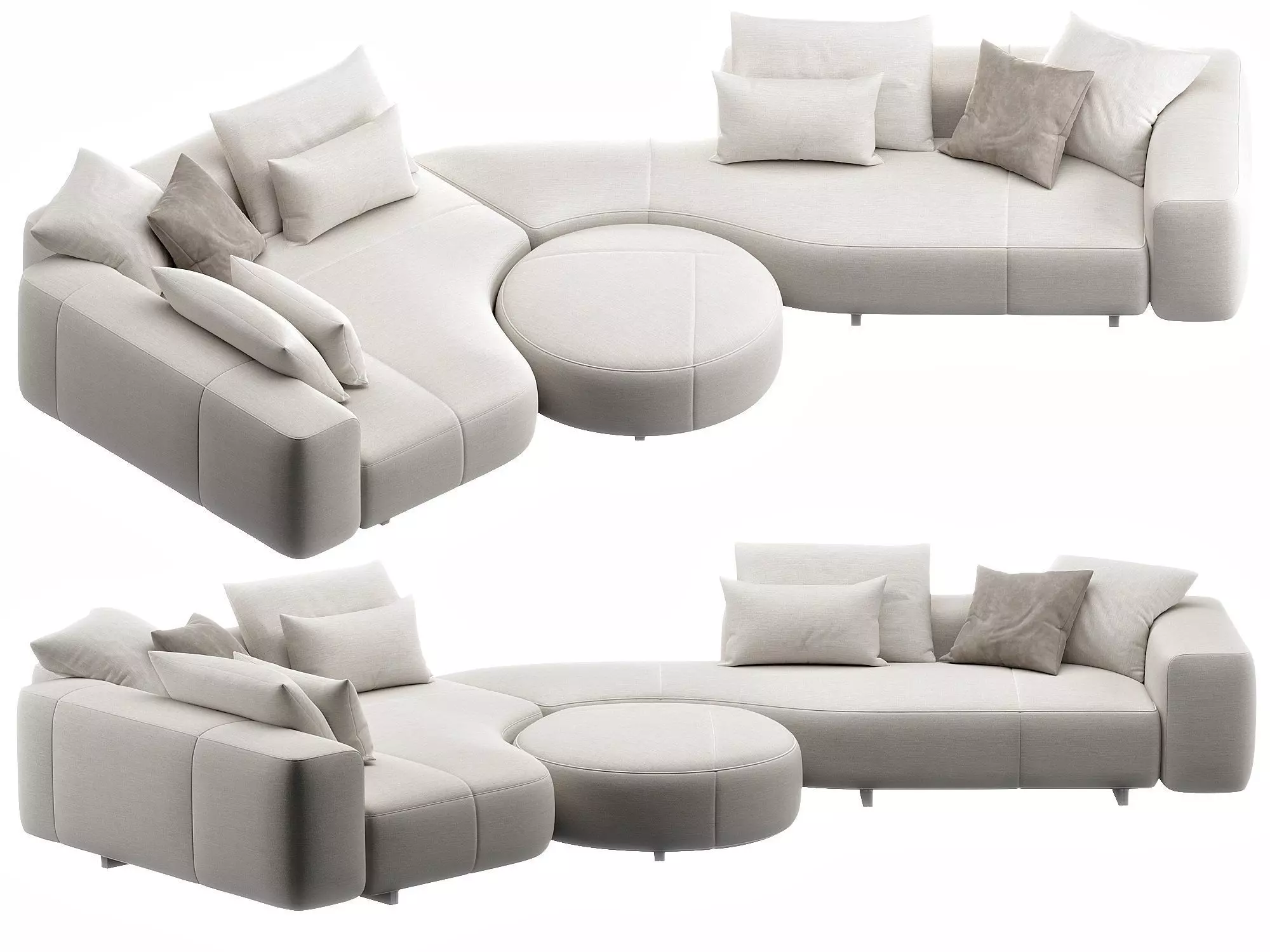 Yves Sofa 3D model_0