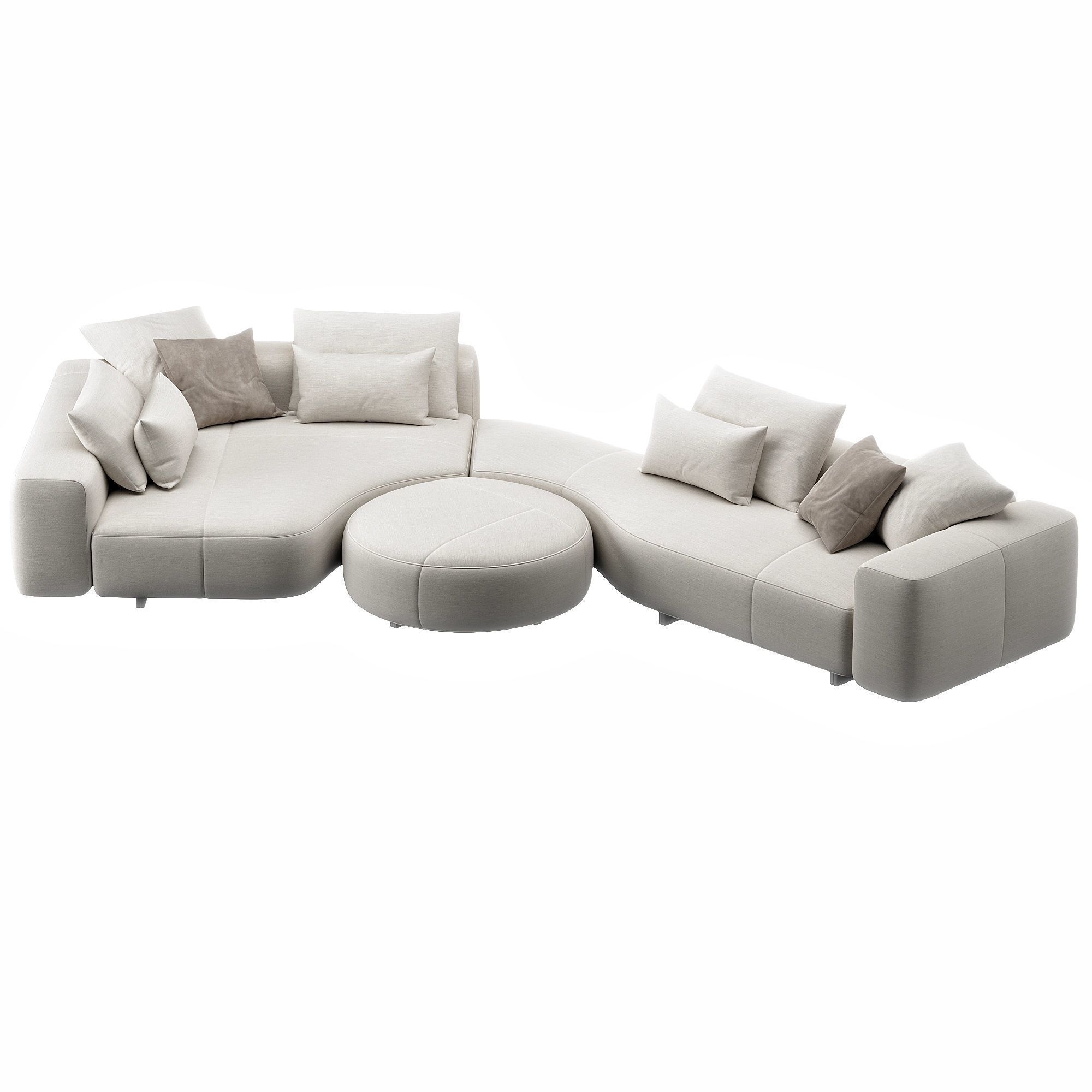 Yves Sofa 3D model_3