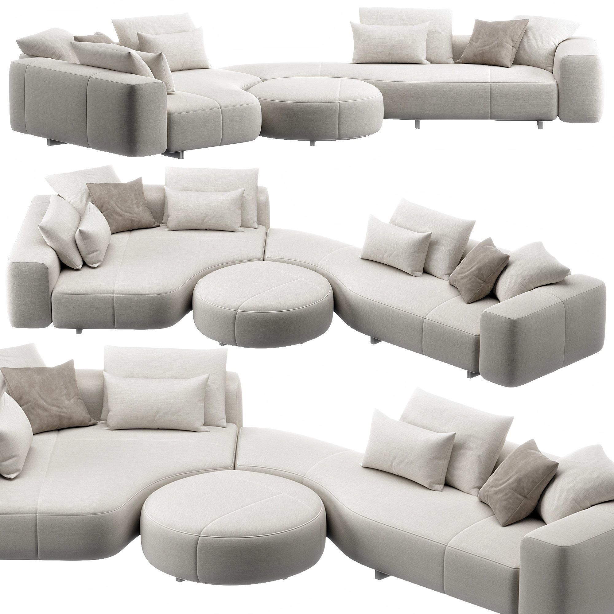 Yves Sofa 3D model_2
