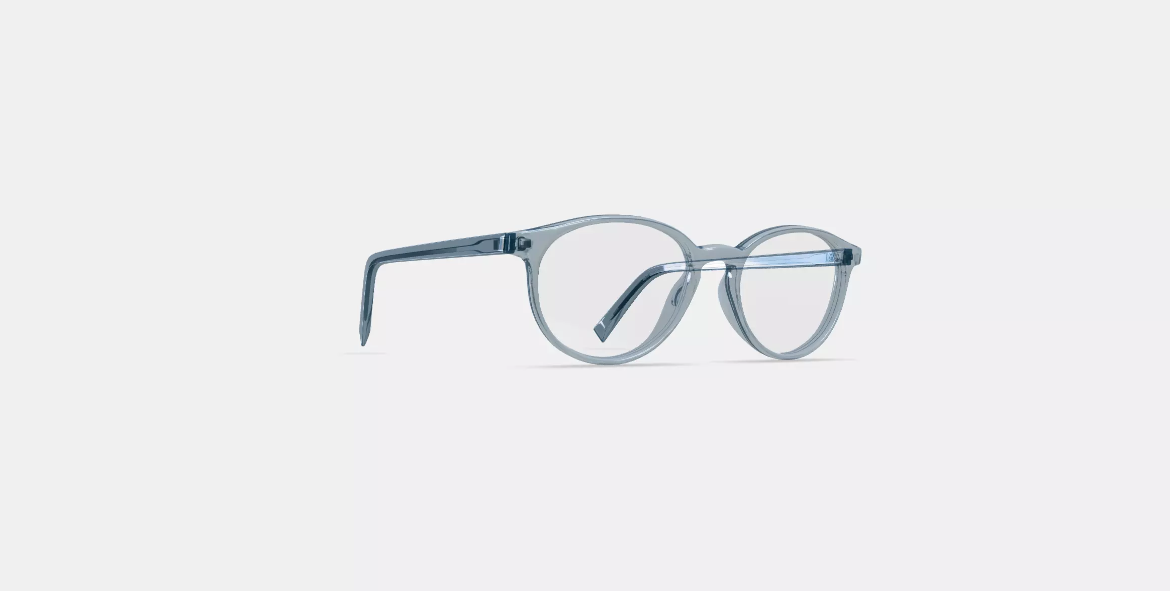 Watts Eyeglasses in Pacific Crystal 3D model