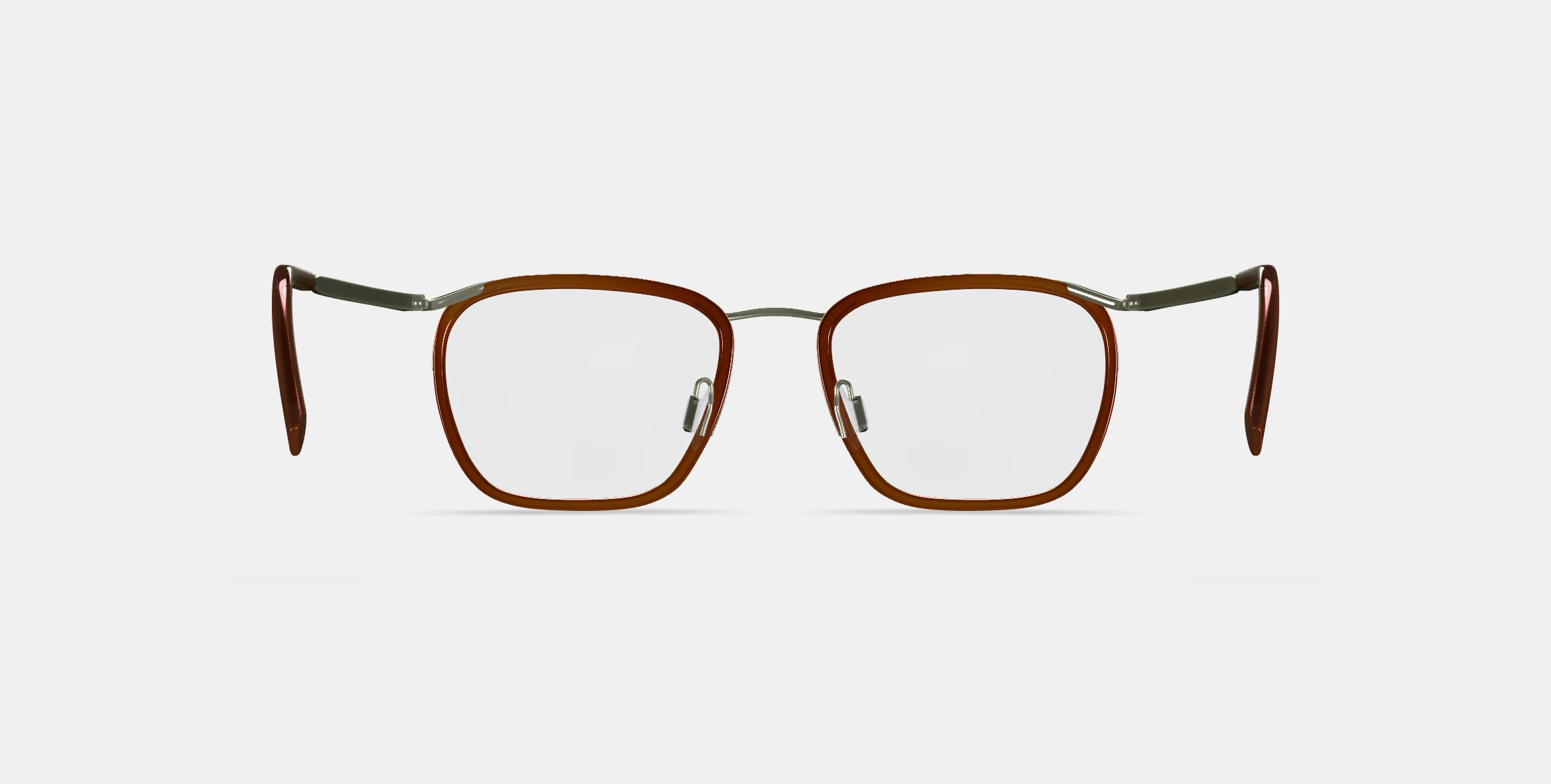 Callen Eyeglasses in Cacao Crystal with Riesling 3D model_15