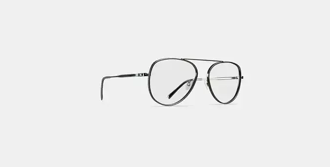 Belmar Eyeglasses in Polished Silver