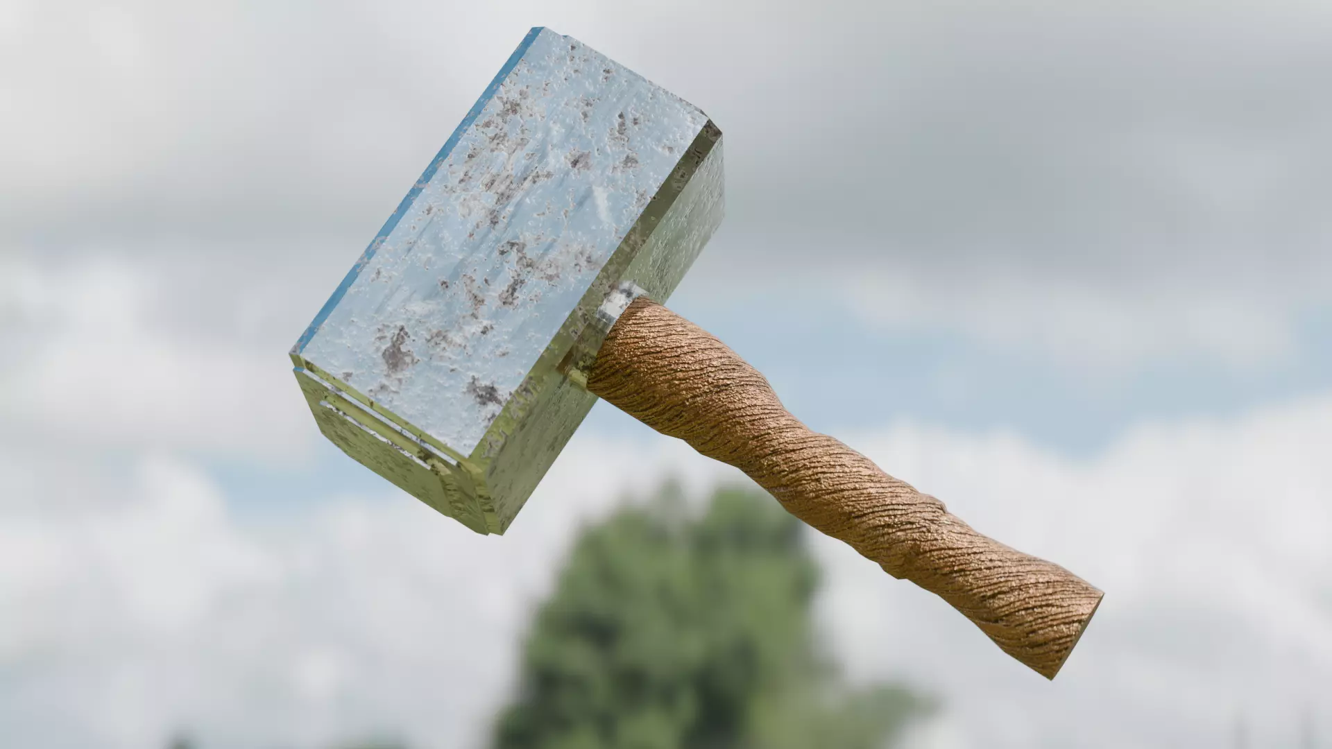 Realistic 3D Hammer Model 3D model_0