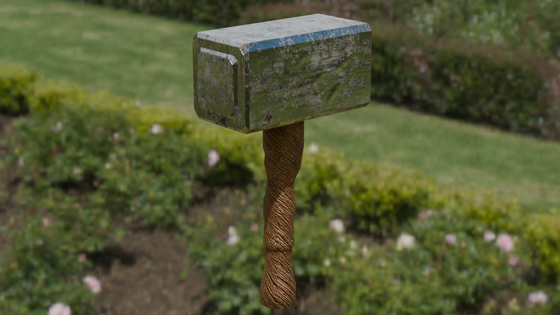 Realistic 3D Hammer Model 3D model_1
