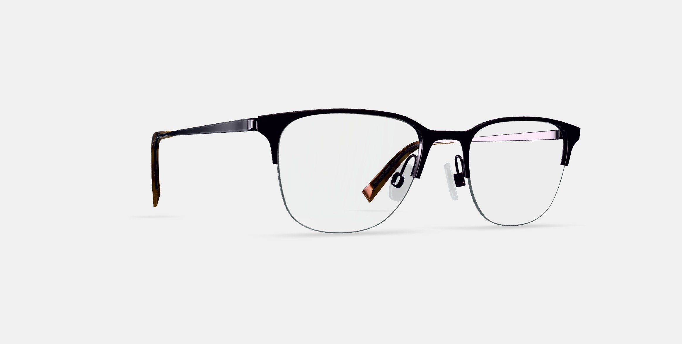Wallis Eyeglasses in Carbon 3D model_9