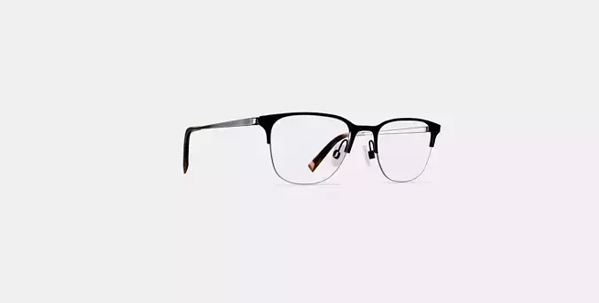 Wallis Eyeglasses in Carbon