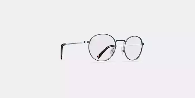 Simon Eyeglasses in Antique Silver