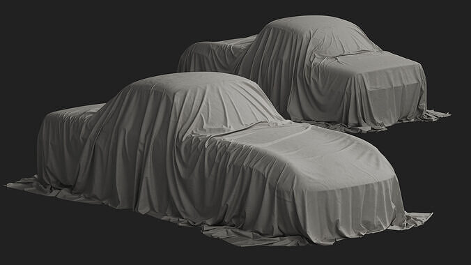 Retro Car Cover 02 3D model