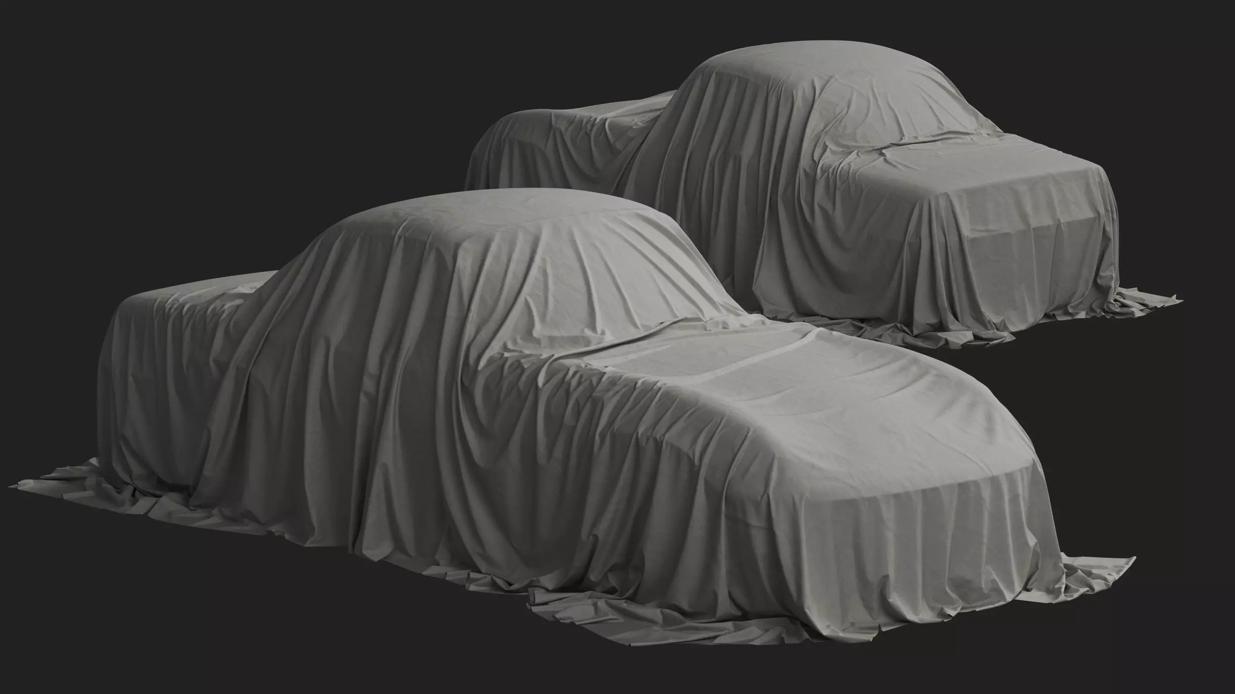 Retro Car Cover 02 3D model_0