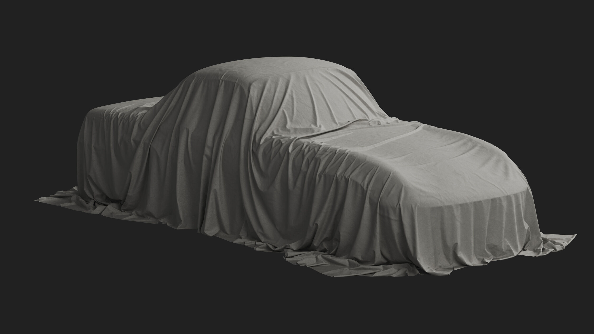 Retro Car Cover 02 3D model_1