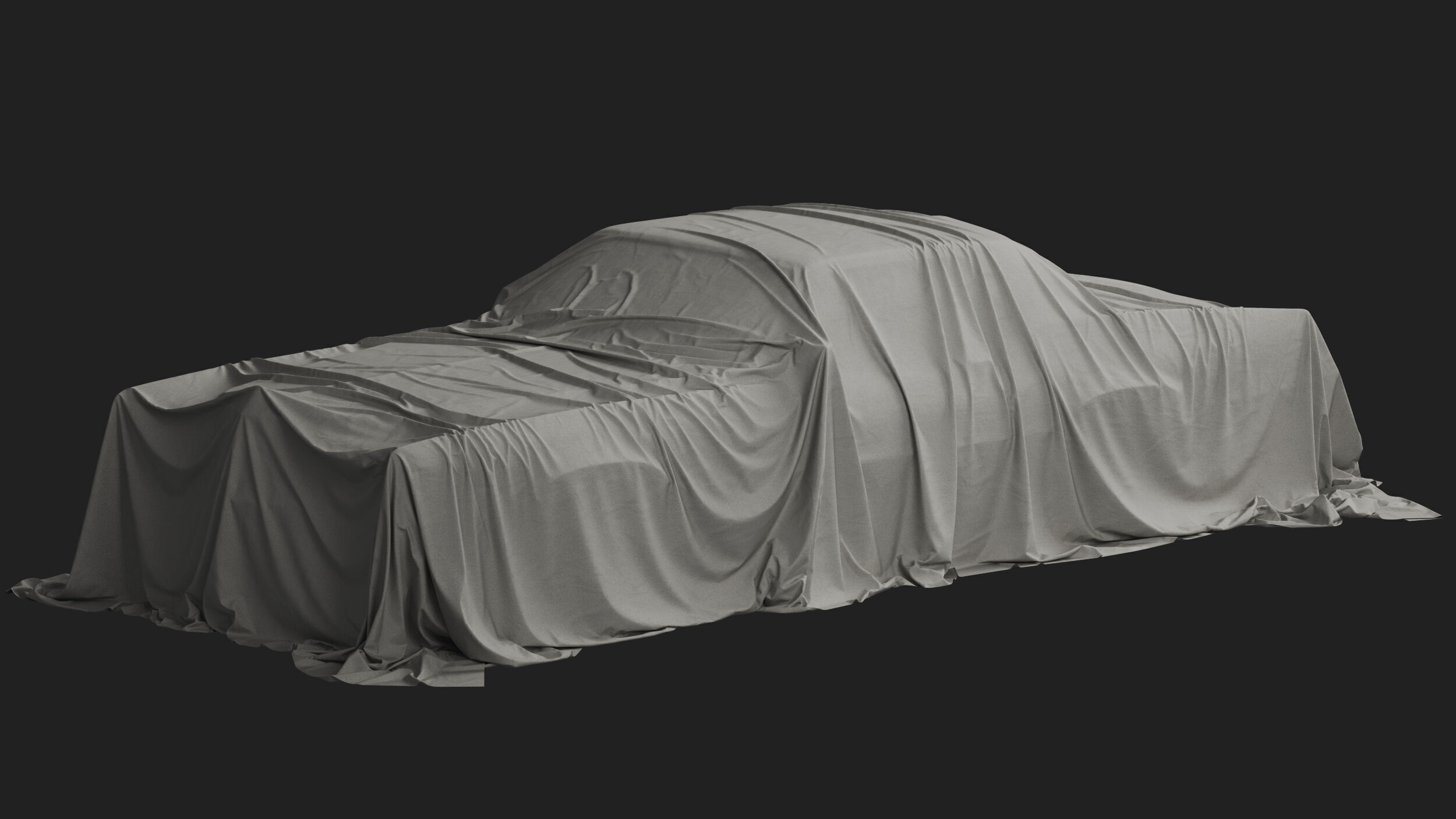 Retro Car Cover 03 3D model_2