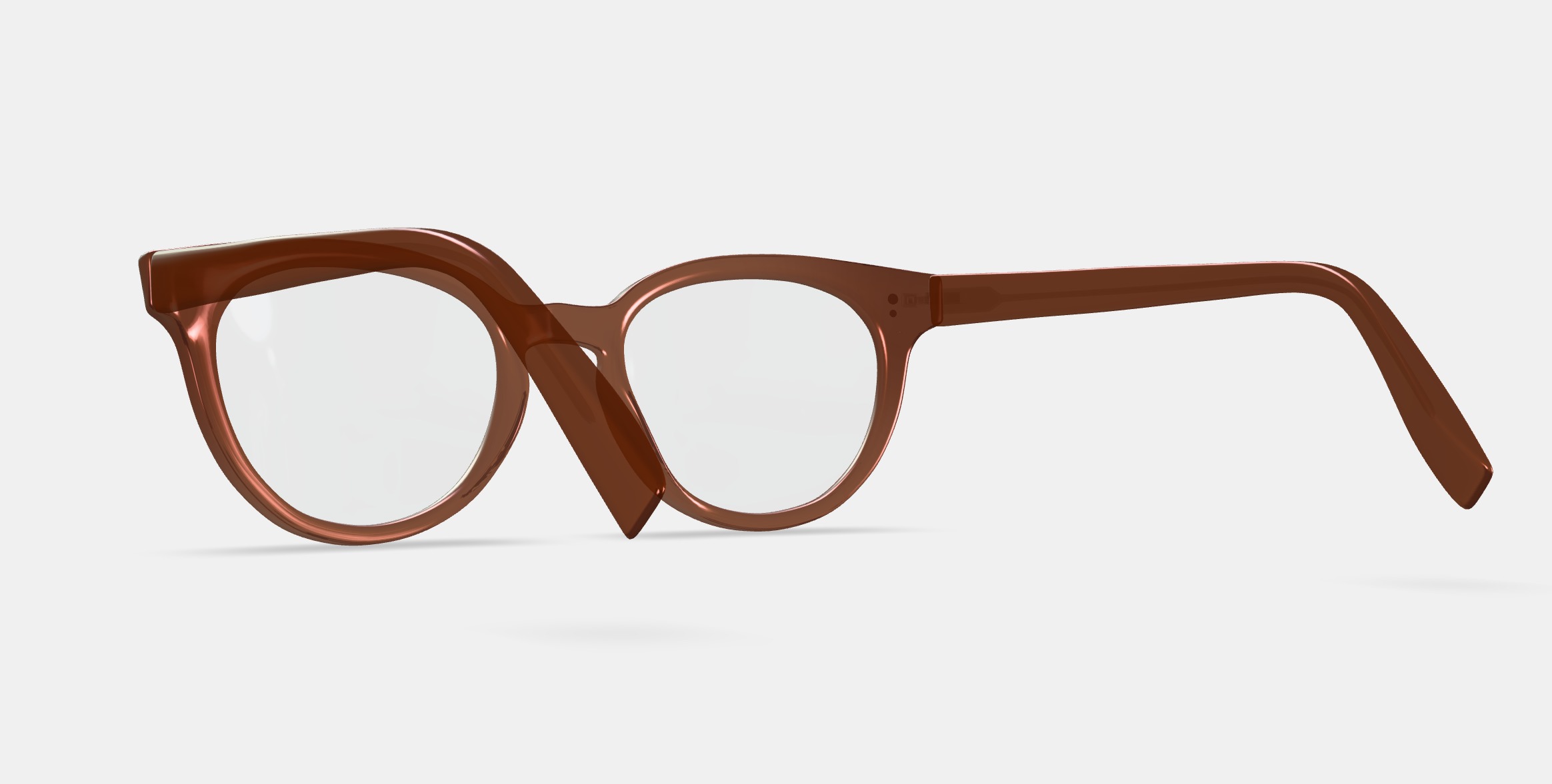 Taye Eyeglasses in Buckwheat 3D model_3