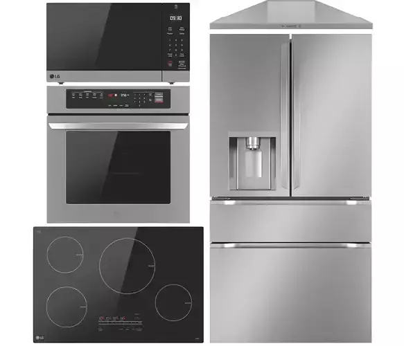 LG kitchen appliances 3D model