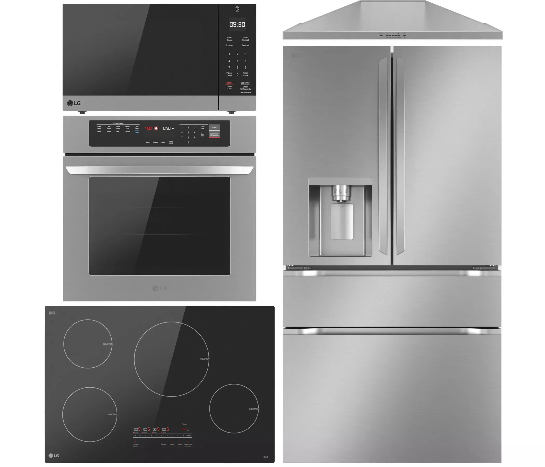 LG kitchen appliances 3D model_0