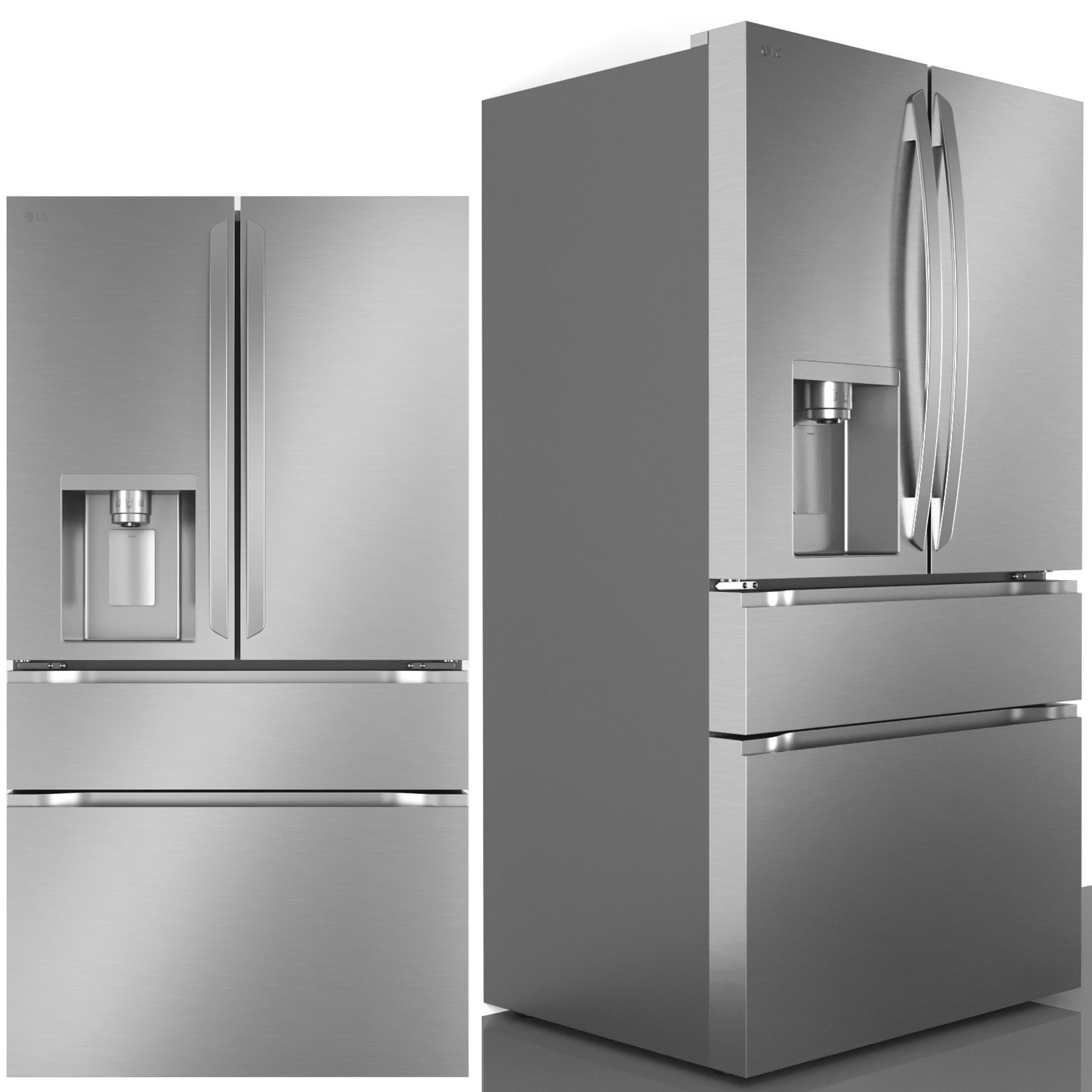 LG kitchen appliances 3D model_4