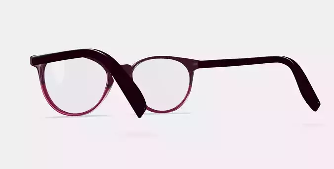 Blakeley Eyeglasses in Oxblood Fade