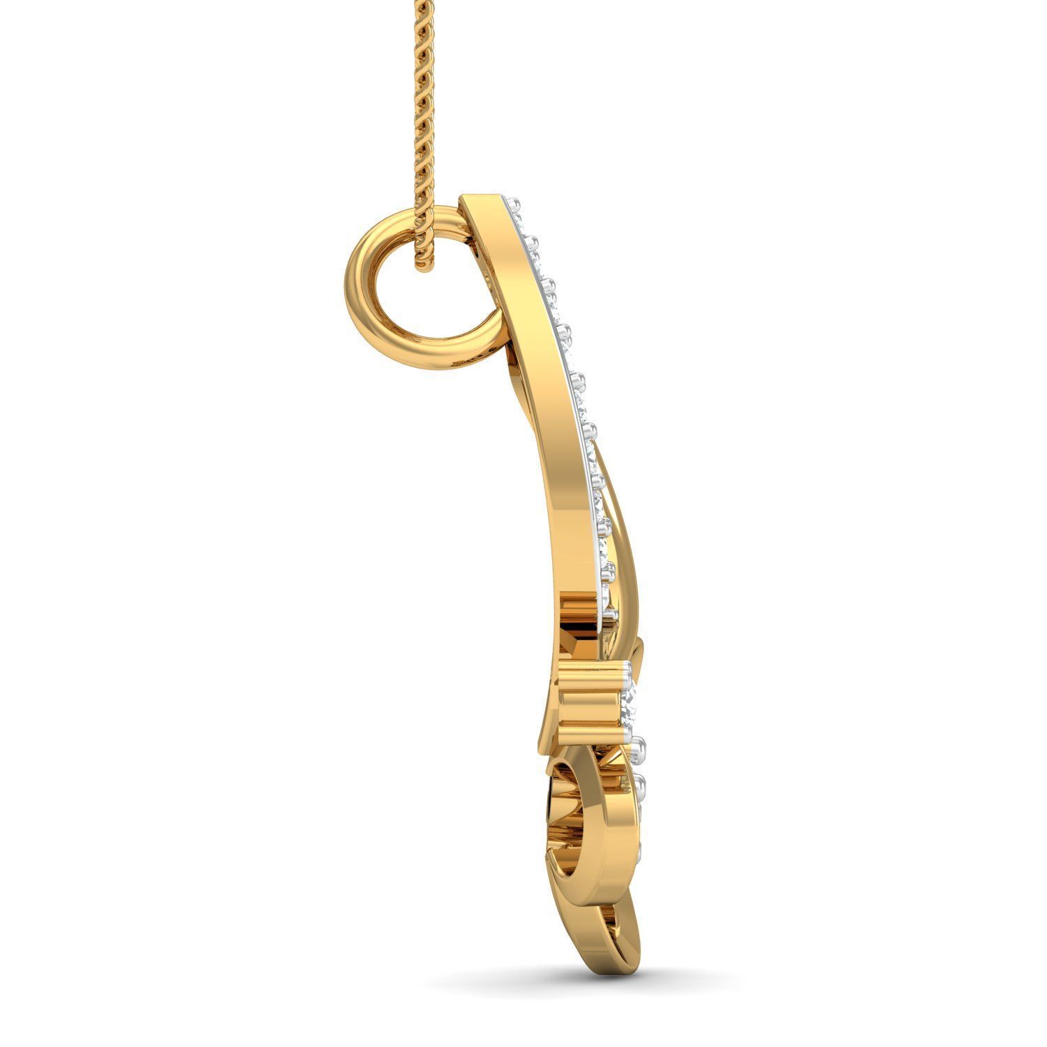 LADIES PENDENT SET 3D model_5