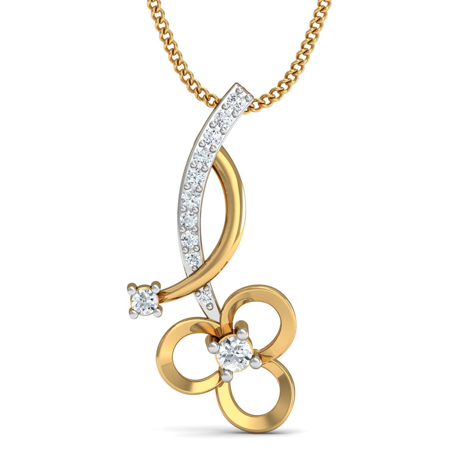 LADIES PENDENT SET 3D model_4
