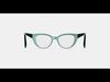 Camila Eyeglasses in Forest Green with Majorca Mint 3D model_1