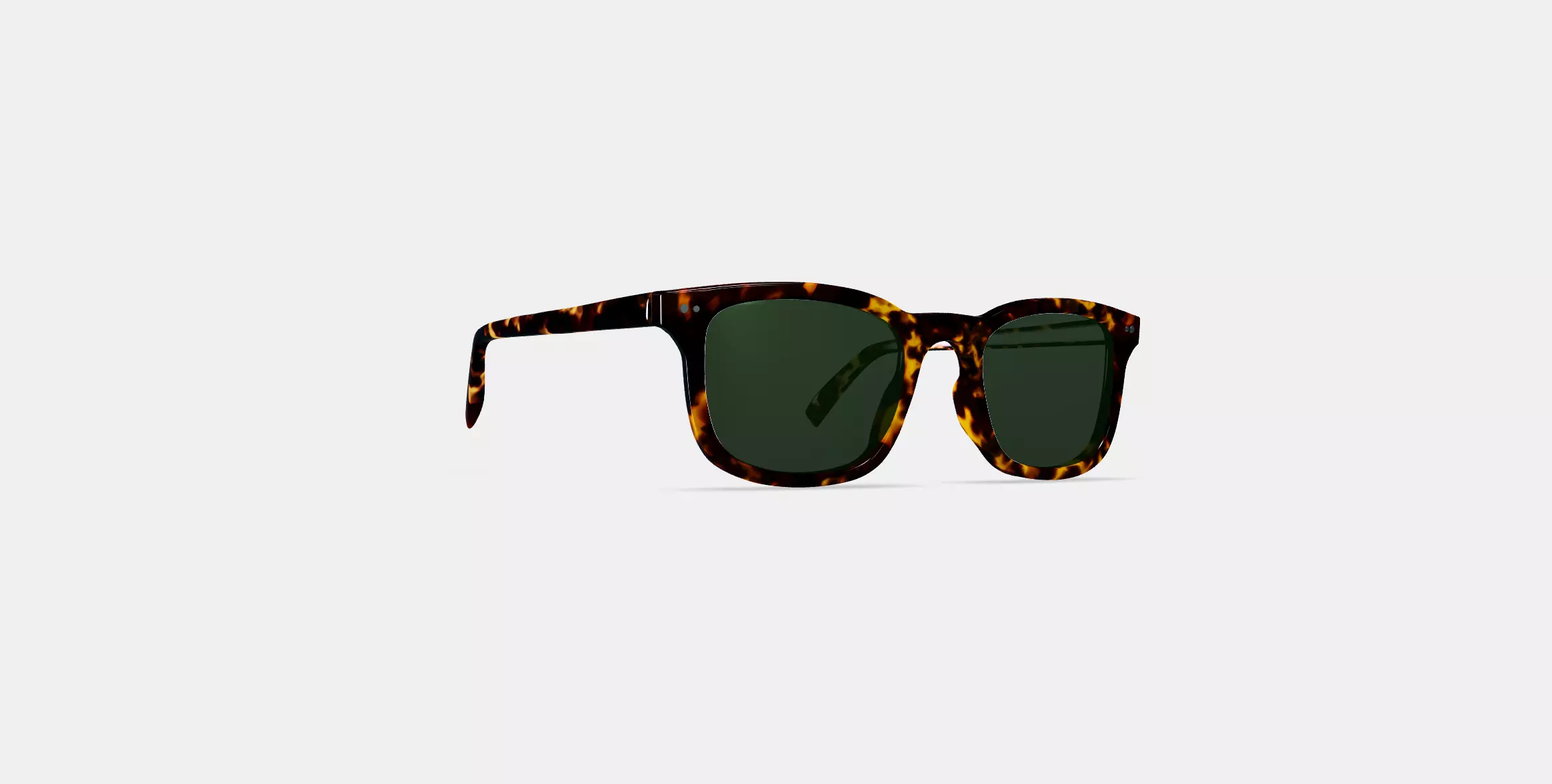 Samir Sunglasses in Black Oak Tortoise 3D model