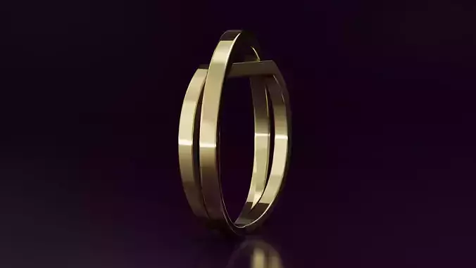 crossover ring 3D print model