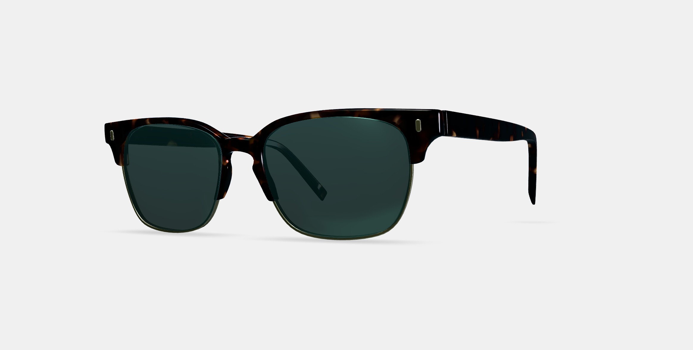 Ames Sunglasses in Whiskey Tortoise with Riesling 3D model_13