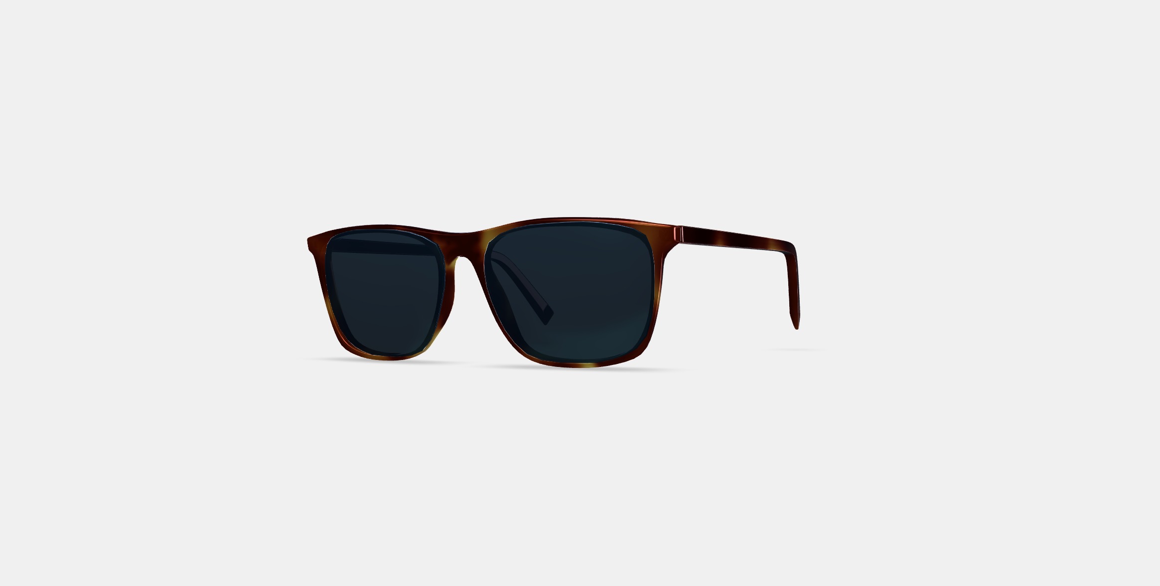 Fletcher Sunglasses in Rye Tortoise 3D model_12