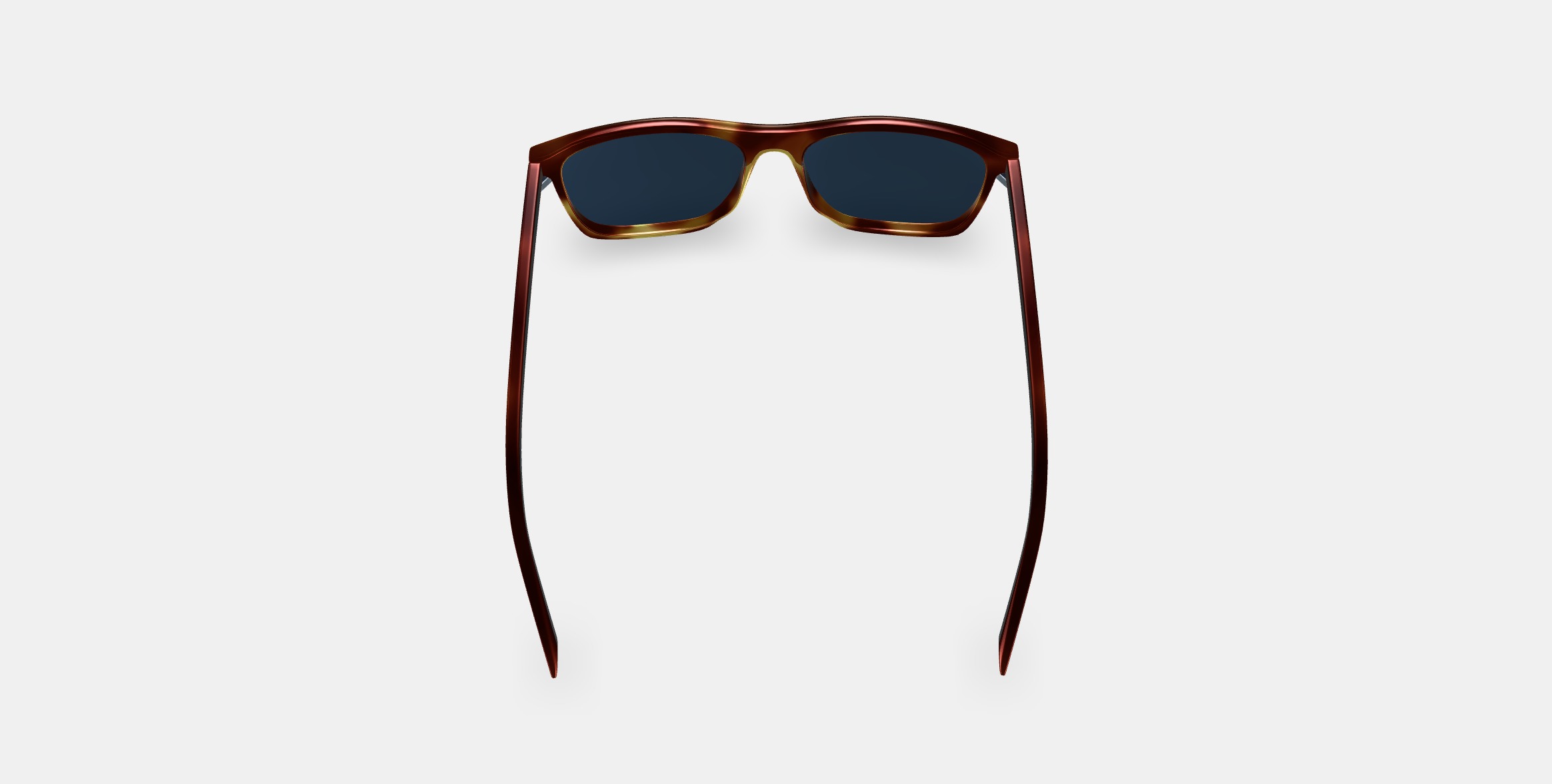 Fletcher Sunglasses in Rye Tortoise 3D model_3