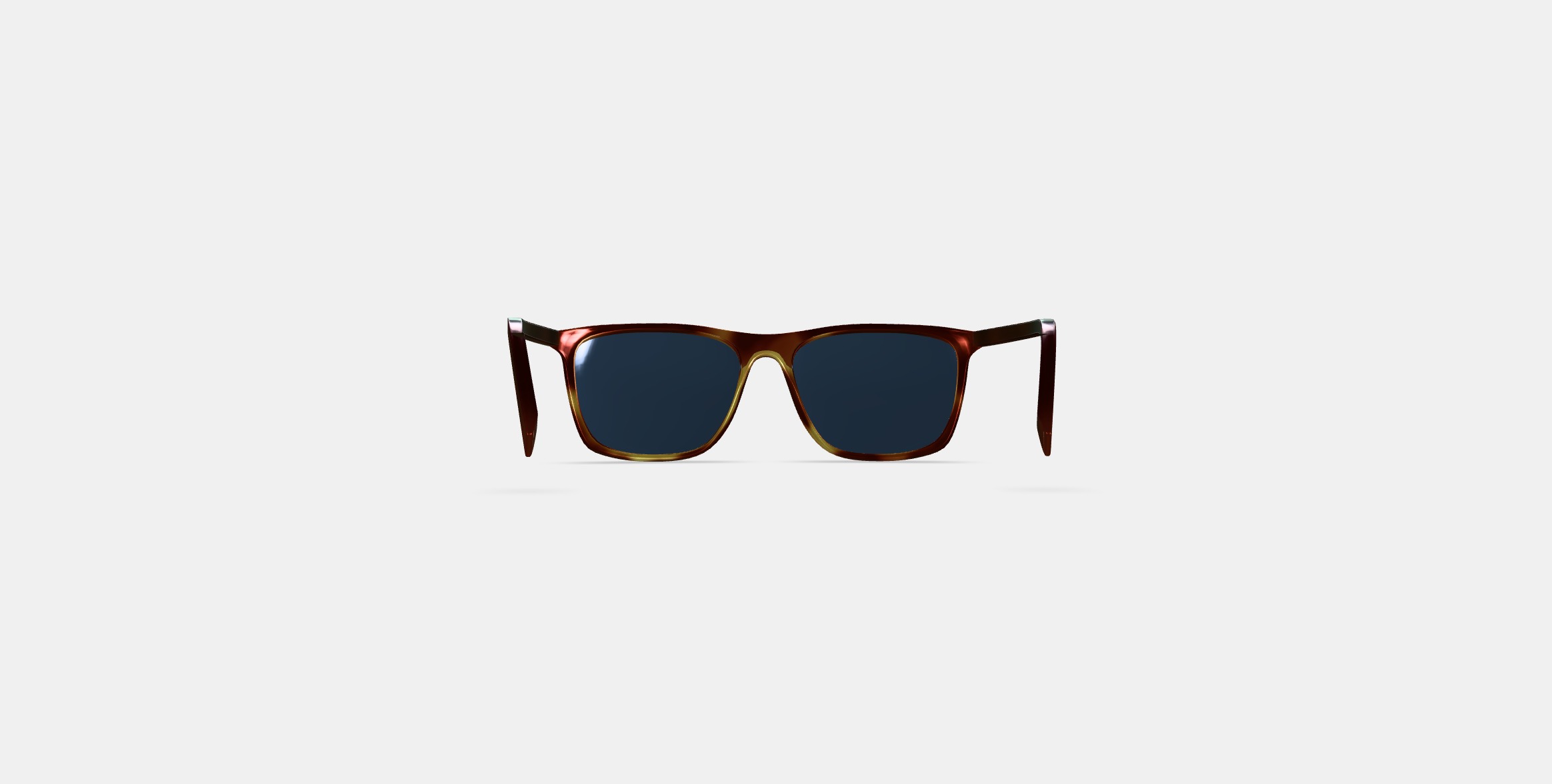 Fletcher Sunglasses in Rye Tortoise 3D model_14