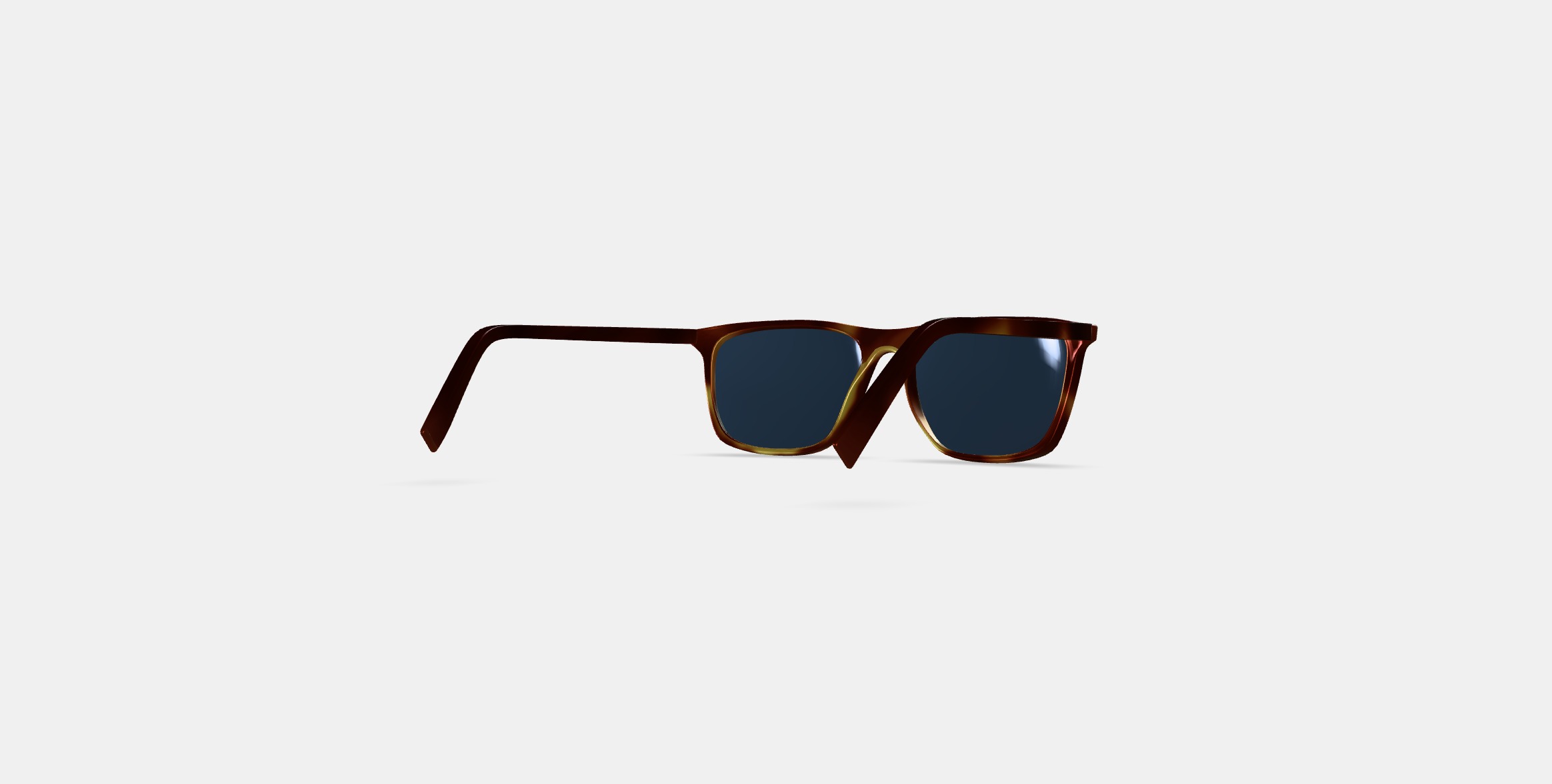 Fletcher Sunglasses in Rye Tortoise 3D model_4