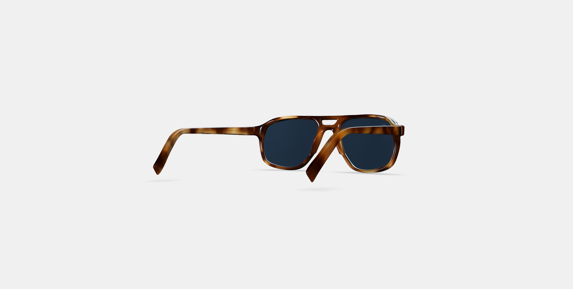 Hatcher Sunglasses in Oak Barrel 3D model_3