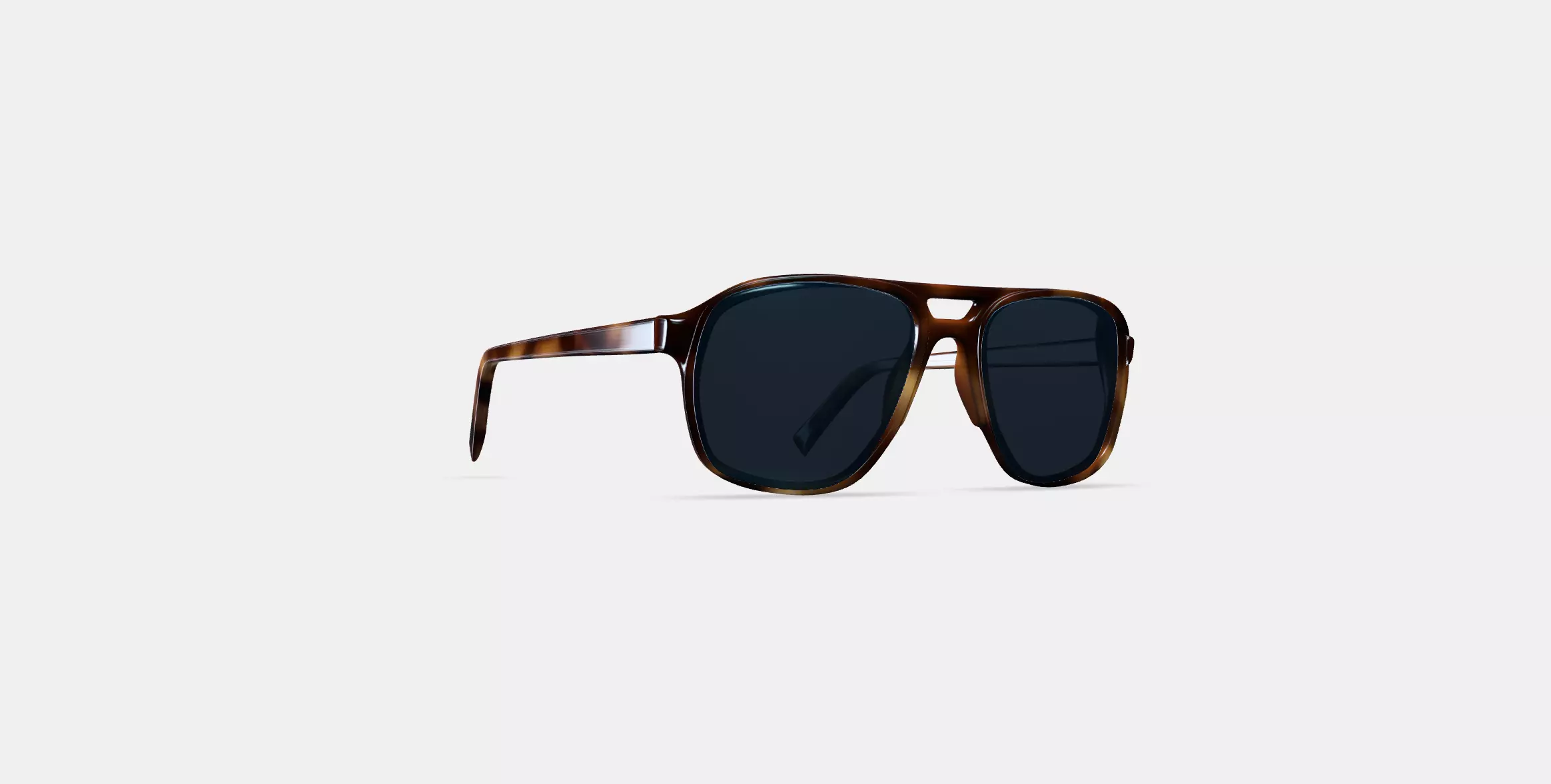 Hatcher Sunglasses in Oak Barrel 3D model_0