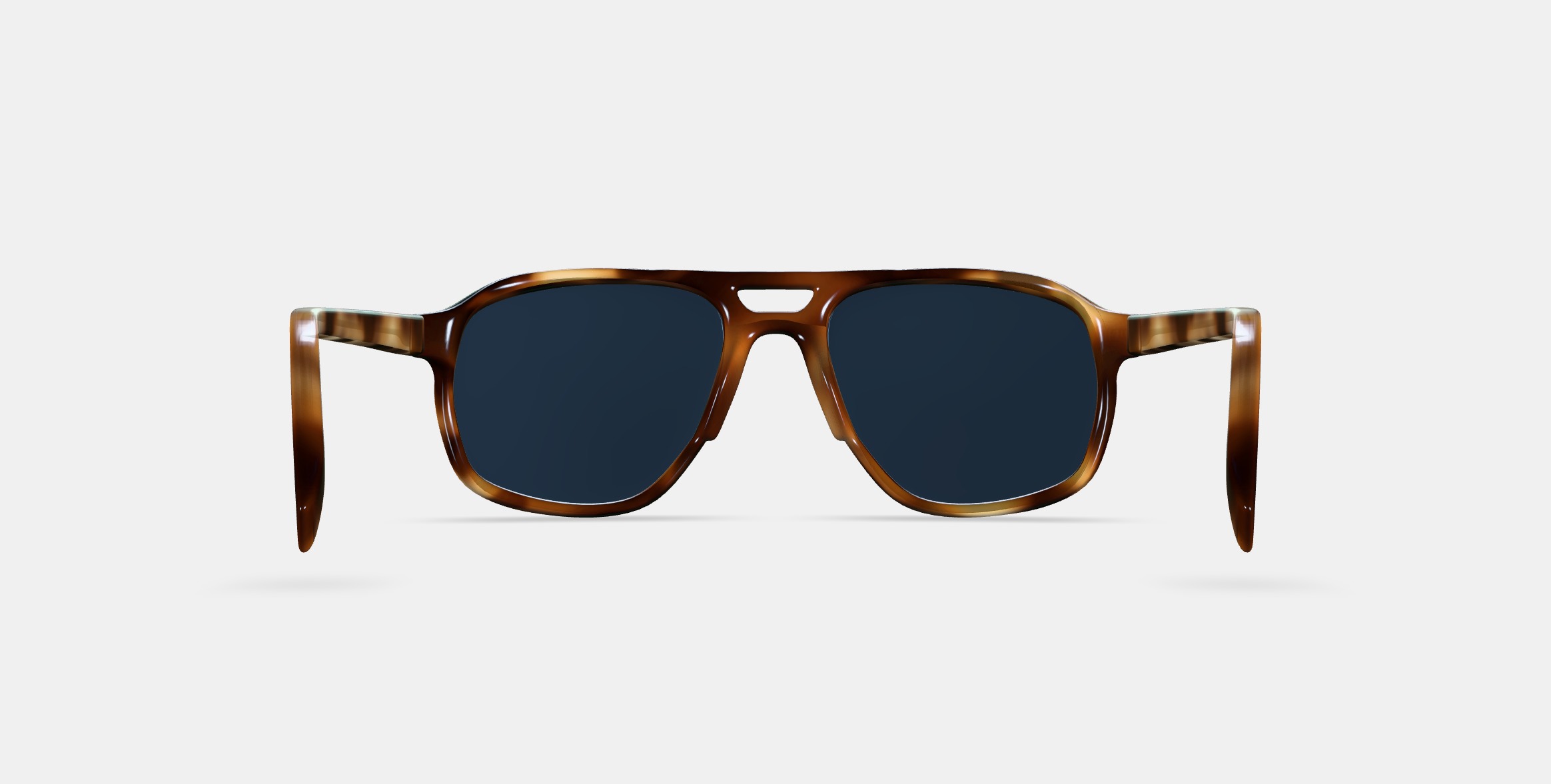 Hatcher Sunglasses in Oak Barrel 3D model_15