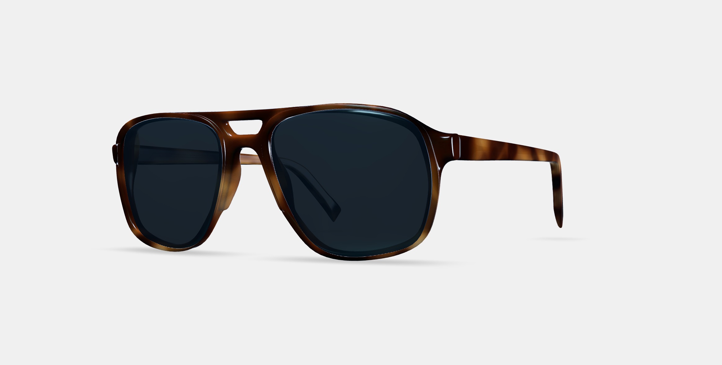 Hatcher Sunglasses in Oak Barrel 3D model_13