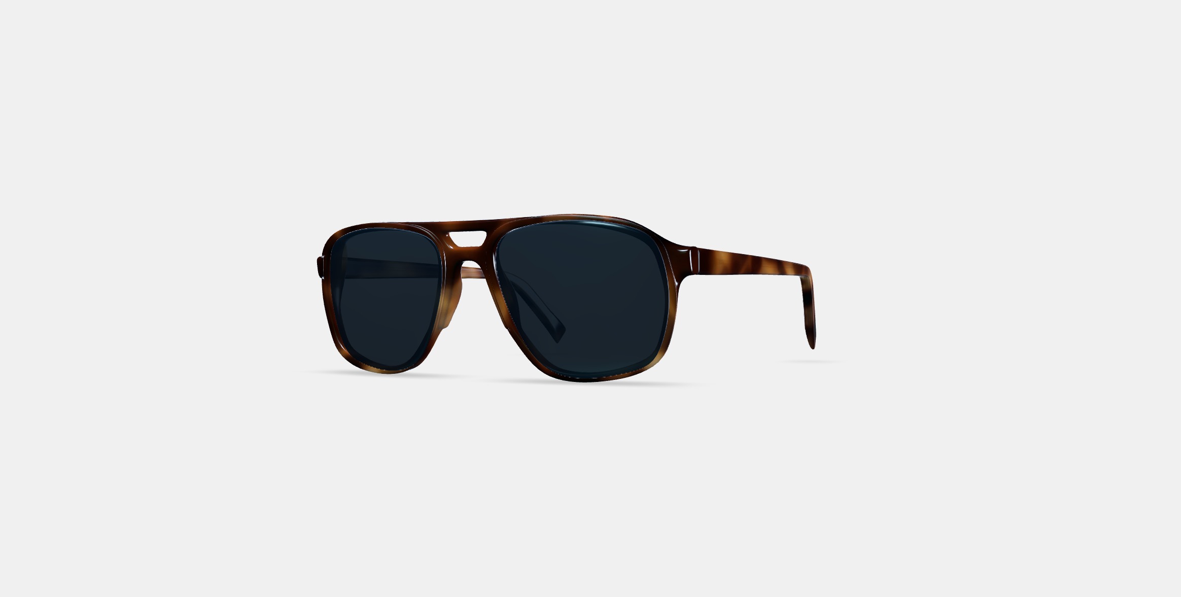 Hatcher Sunglasses in Oak Barrel 3D model_12
