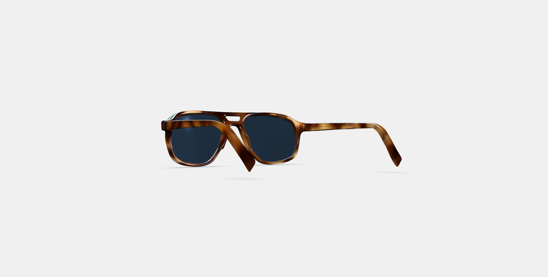Hatcher Sunglasses in Oak Barrel 3D model_16