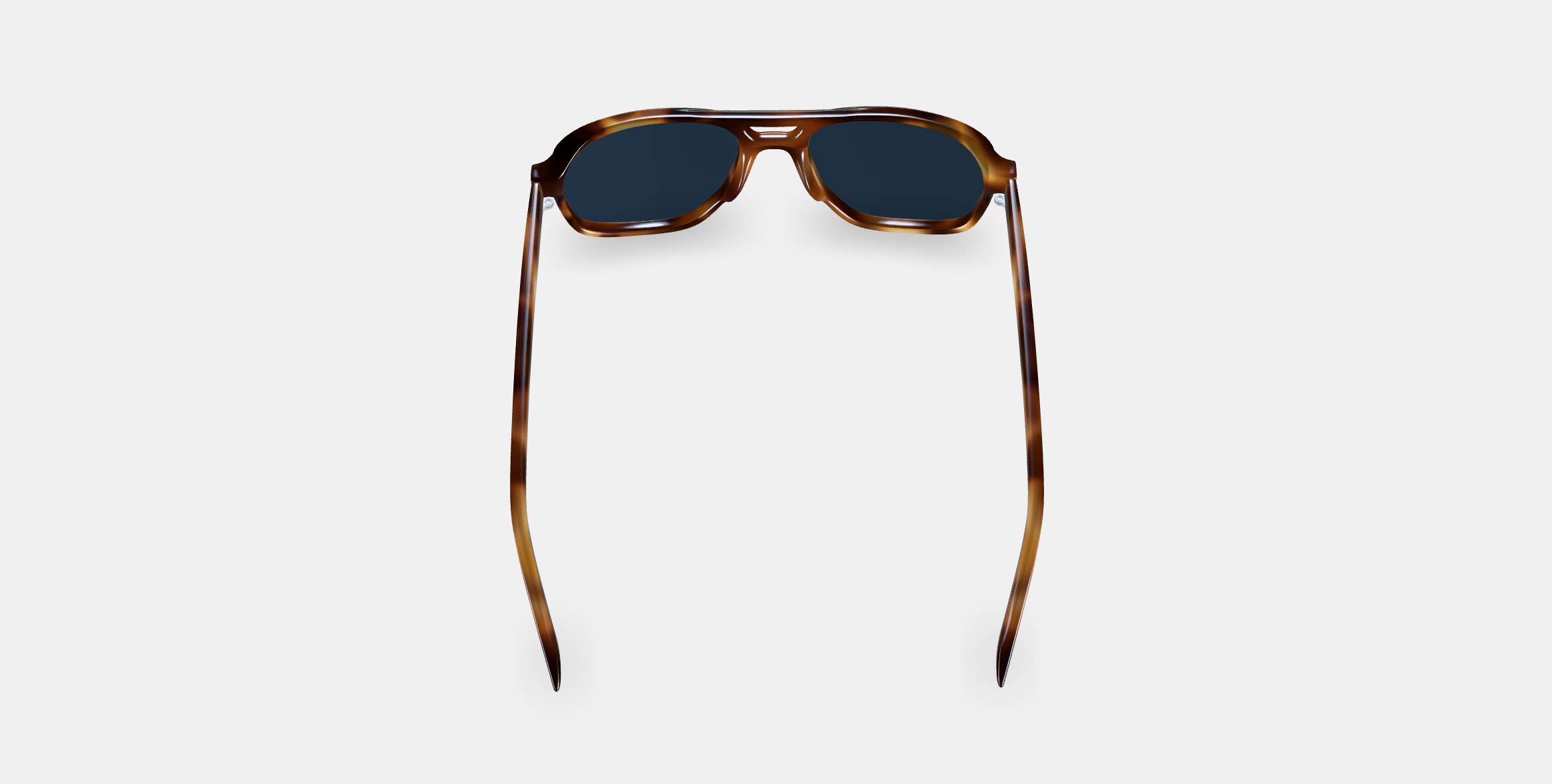 Hatcher Sunglasses in Oak Barrel 3D model_2