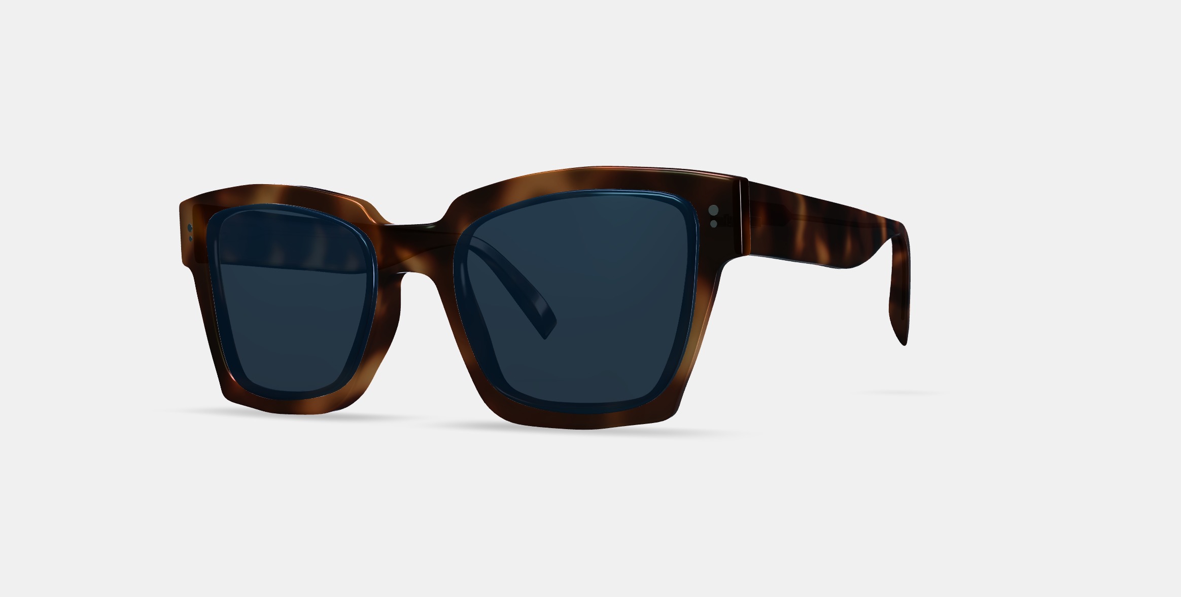 Sonia Sunglasses in Oak Barrel 3D model_13