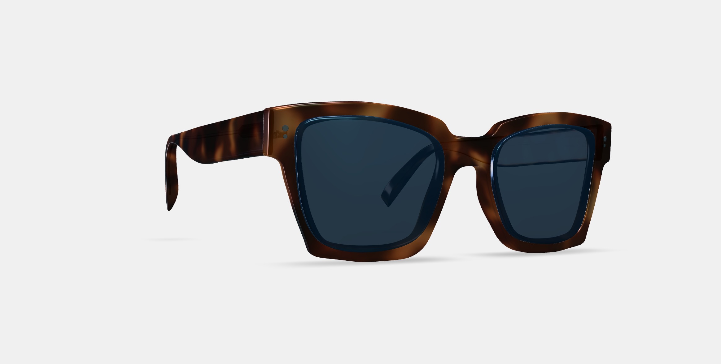 Sonia Sunglasses in Oak Barrel 3D model_9