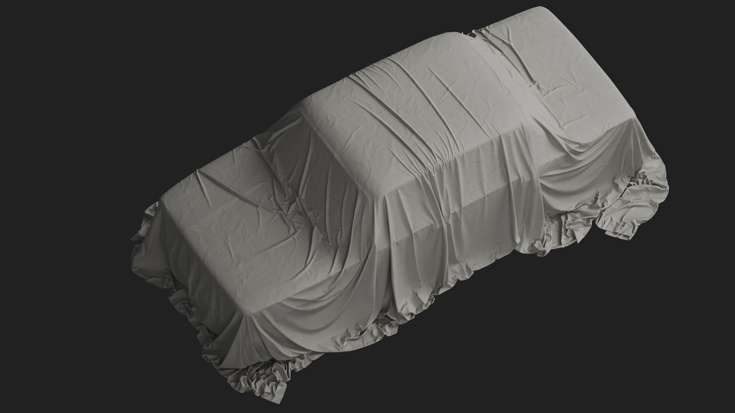 Retro Car Cover 06 3D model_5