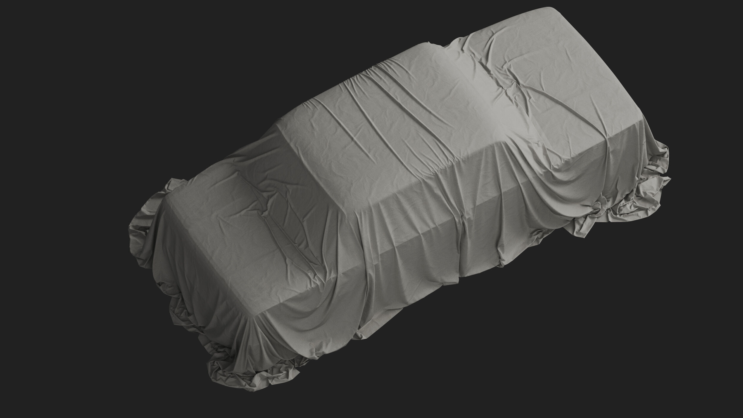Retro Car Cover 06 3D model_6