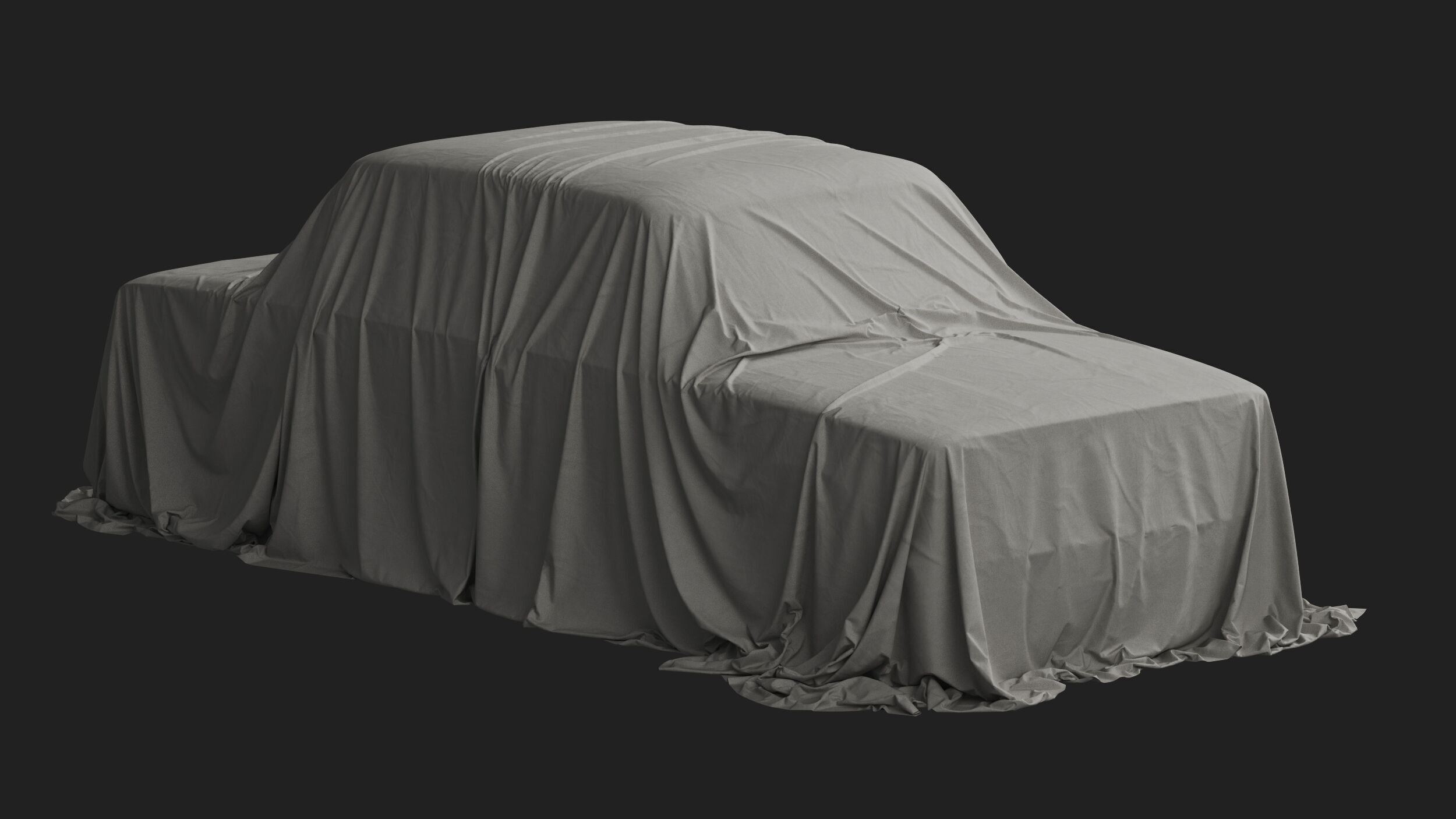 Retro Car Cover 06 3D model_1