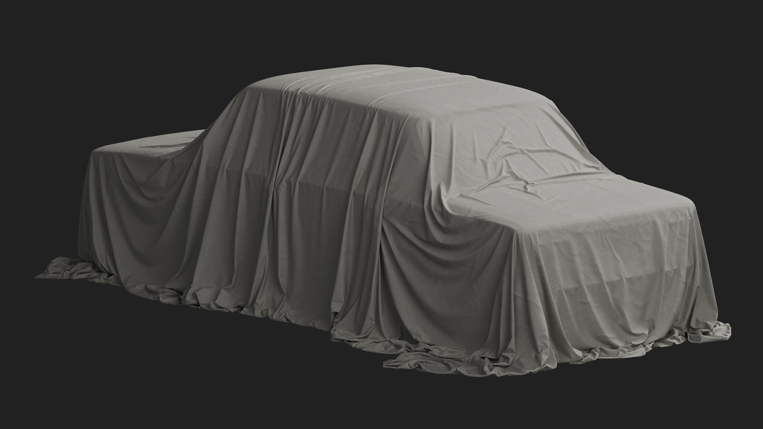 Retro Car Cover 06 3D model_4