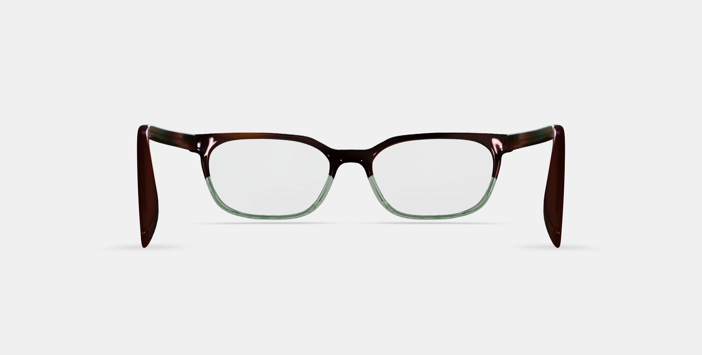 Lawrence Eyeglasses in Green Garnet Fade 3D model_15