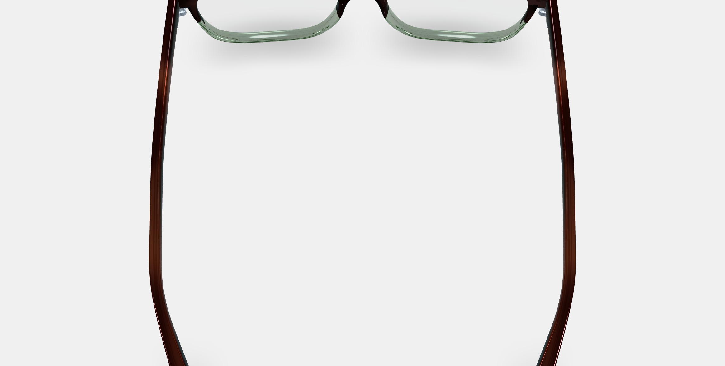 Lawrence Eyeglasses in Green Garnet Fade 3D model_4